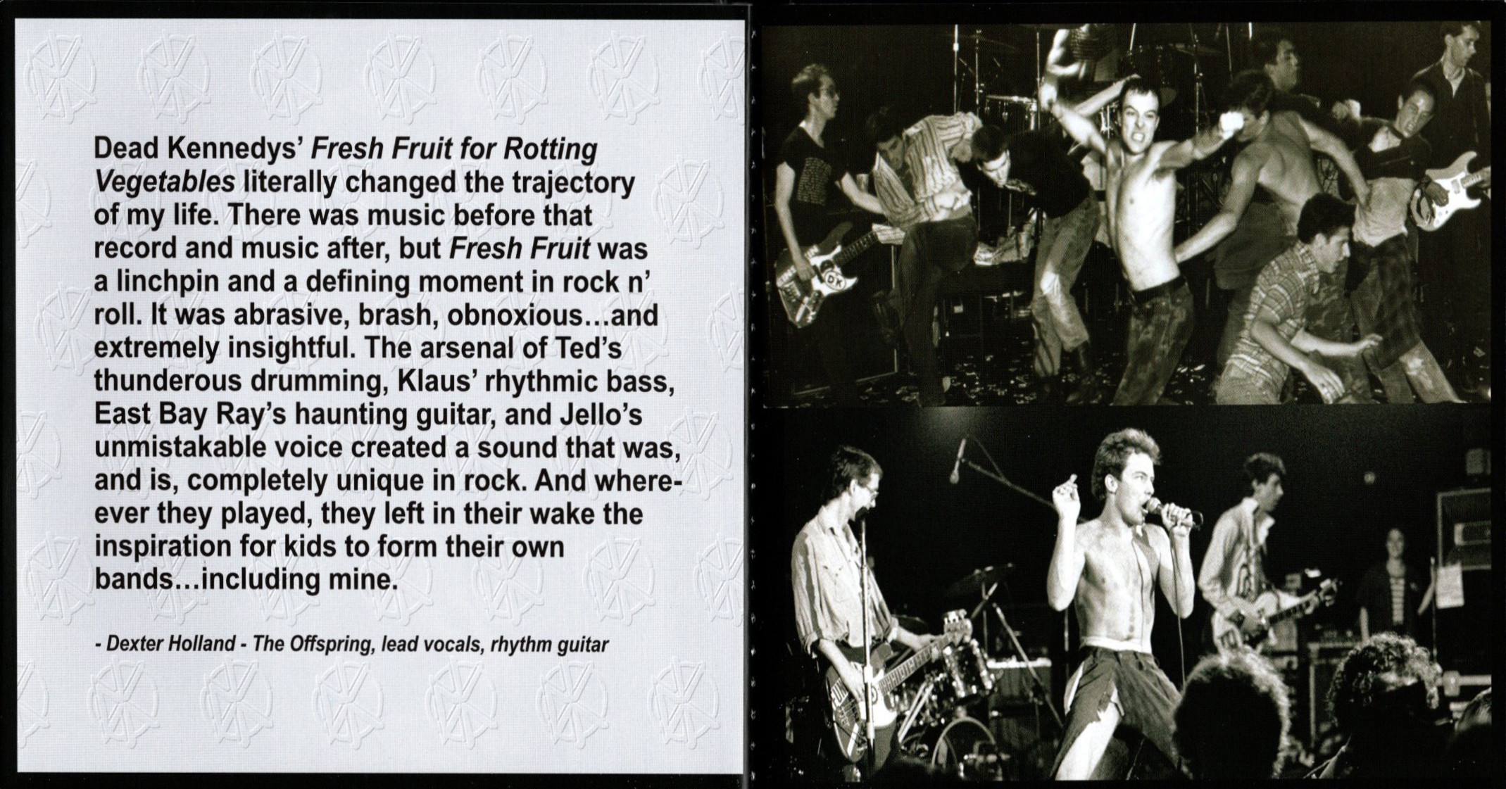 Fresh Fruit For Rotting Vegtables by Dead Kennedys booklet pages 21 and 22